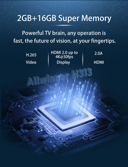 Smart TV Box Android 13 MX10 F1 Allwinner H313 Mali-G31 TV Box Android Support Voice remote control