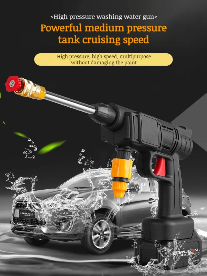 Nonslip Car Wash Spray high flow Rich even lather Nonslip Pet bathing Car wash nozzle Portable Car Wash Water Gun high pressure
