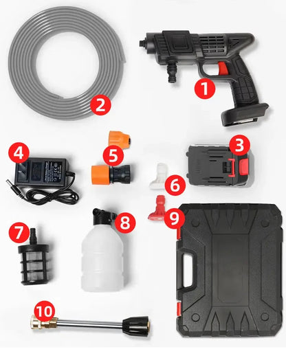 Nonslip Car Wash Spray high flow Rich even lather Nonslip Pet bathing Car wash nozzle Portable Car Wash Water Gun high pressure