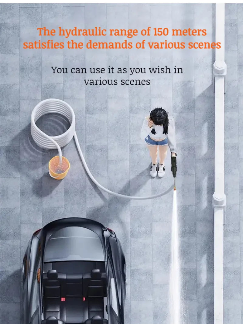 Nonslip Car Wash Spray high flow Rich even lather Nonslip Pet bathing Car wash nozzle Portable Car Wash Water Gun high pressure